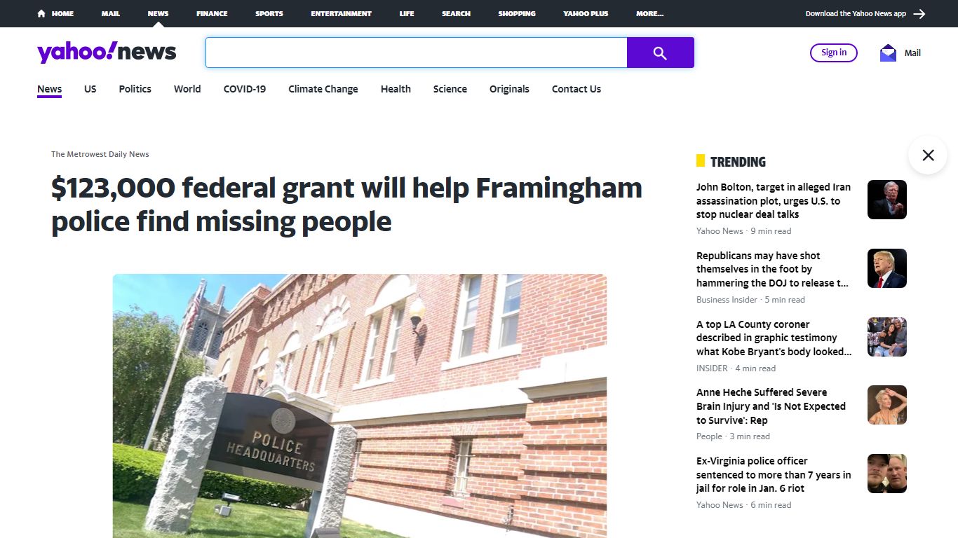 $123,000 federal grant will help Framingham police find ...